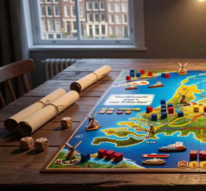 Hoofdscherm van de SMARTPLAYTRACK game met dashboard en speelelementen.